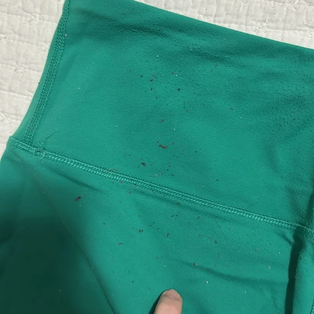 90 Degree By Reflex Green Bike Shorts Fitted Stretchy Design